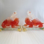 Cặp tỳ hưu đỏ chiêu tài A061 – T.H.V