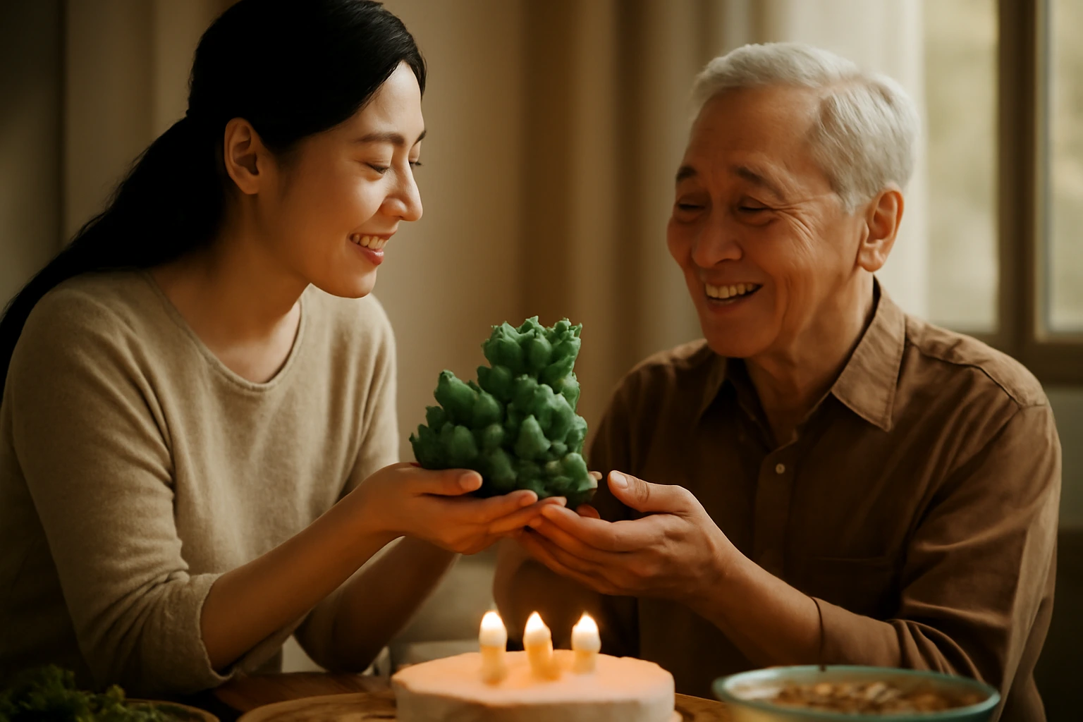 Tỳ hưu làm quà mừng thọ, biếu bố mẹ, ông bà: chọn món hợp người lớn tuổi và trao cho trọn hiếu